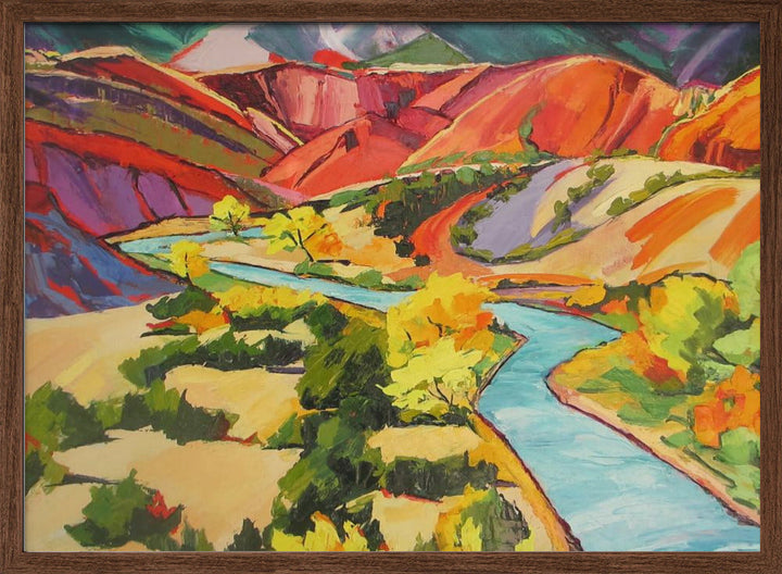 Rainbow Valley - Stretched Canvas, Poster or Fine Art Print I Heart Wall Art