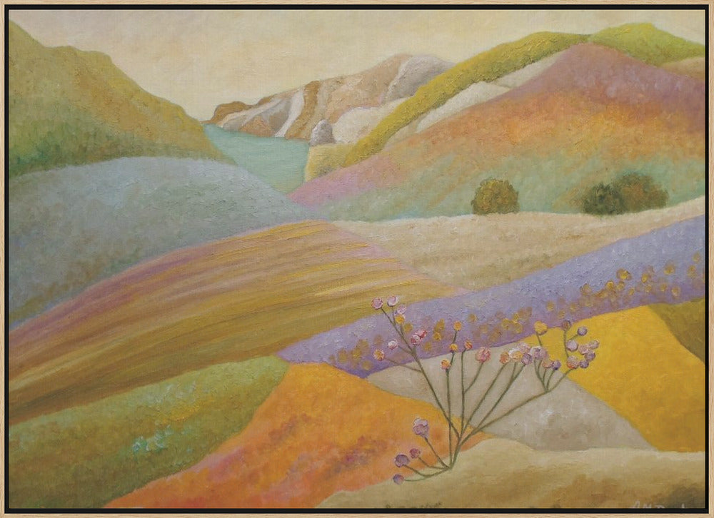 Rambling Through the Blooming Valley - Stretched Canvas, Poster or Fine Art Print I Heart Wall Art