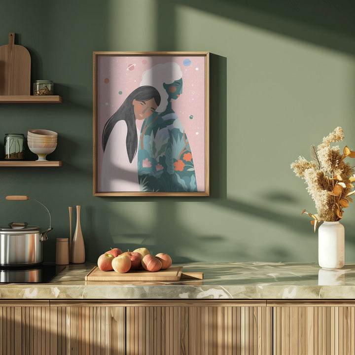 Reconnect - Stretched Canvas, Poster or Fine Art Print I Heart Wall Art