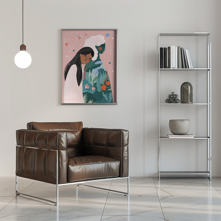 Reconnect - Stretched Canvas, Poster or Fine Art Print I Heart Wall Art