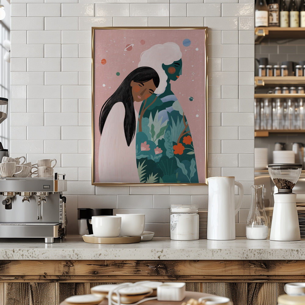 Reconnect - Stretched Canvas, Poster or Fine Art Print I Heart Wall Art