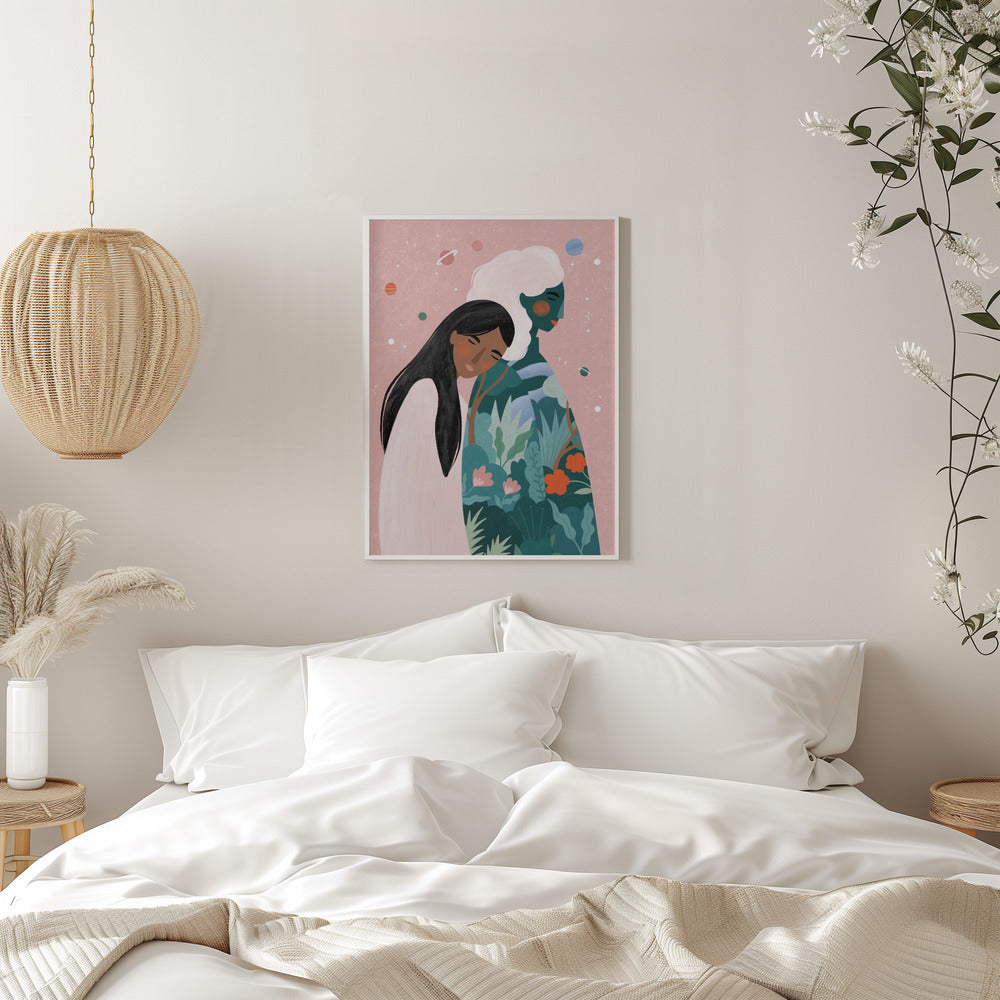 Reconnect - Stretched Canvas, Poster or Fine Art Print I Heart Wall Art