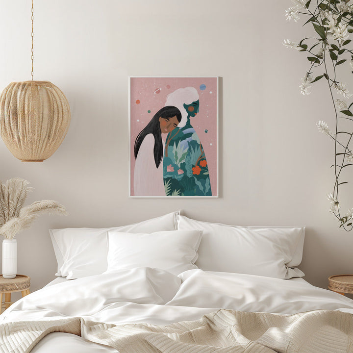 Reconnect - Stretched Canvas, Poster or Fine Art Print I Heart Wall Art