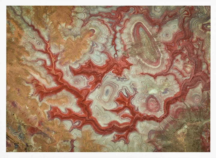 Red Agate Earth - Stretched Canvas, Poster or Fine Art Print - I Heart Wall Art - Poster Print, Canvas Print or Framed Art Print