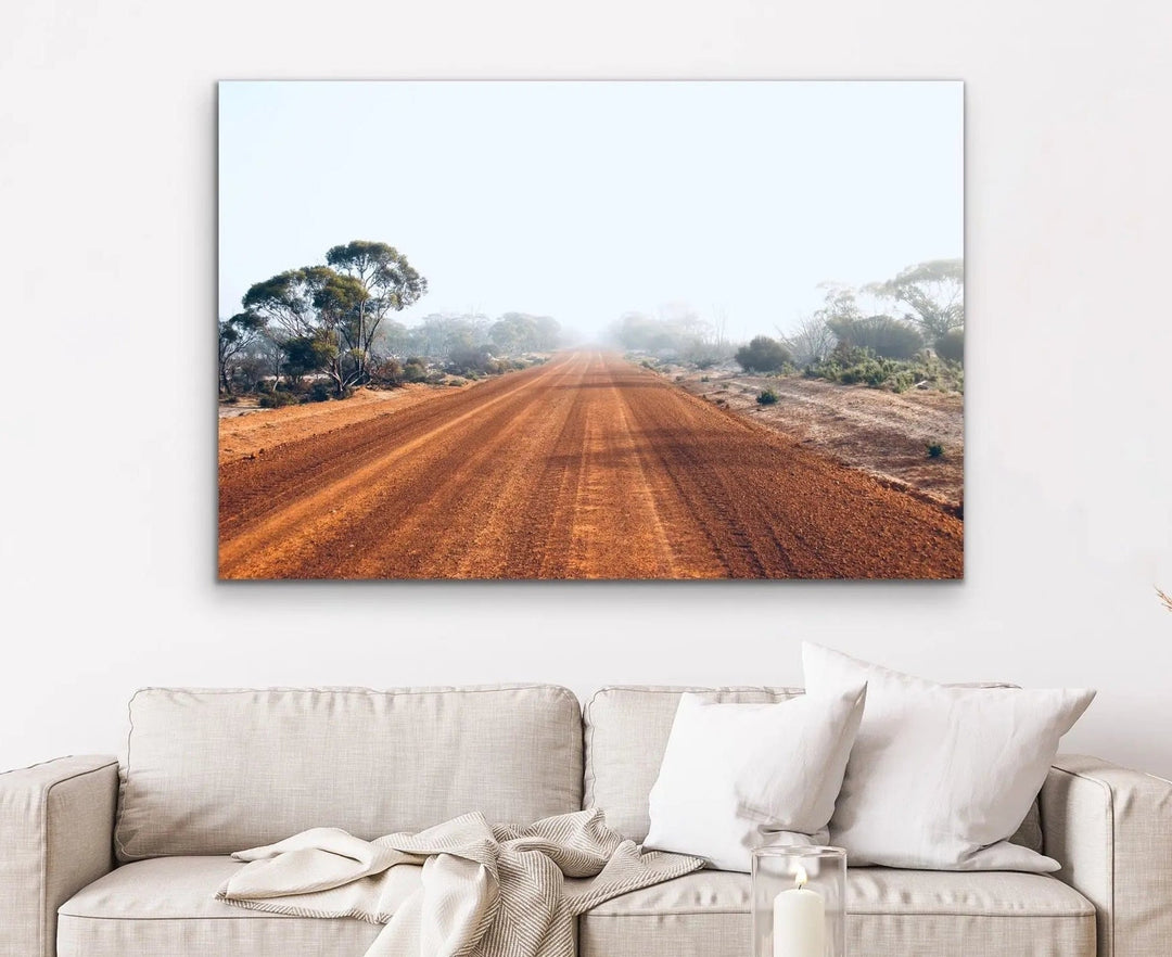 Red Dirt Road- Australian Outback Landscape Photographic Print - I Heart Wall Art