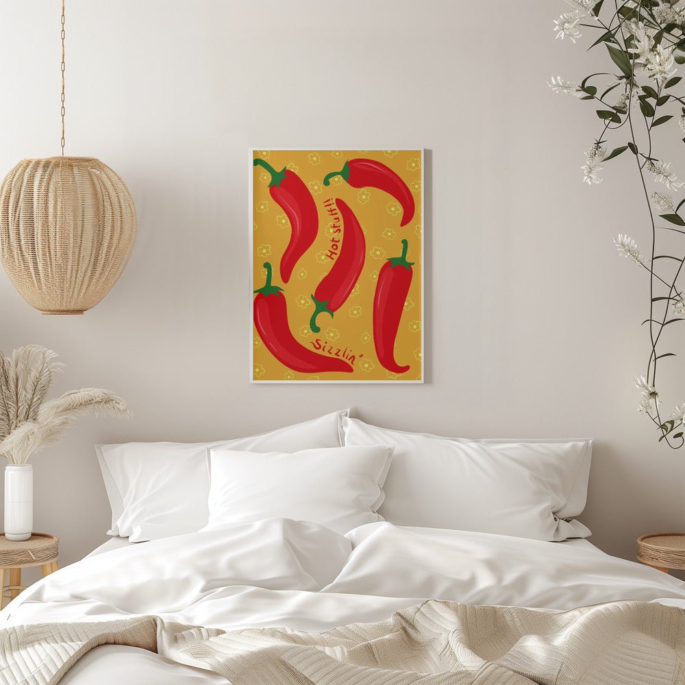 Red Hot Chili Peppers - Stretched Canvas, Poster or Fine Art Print - I Heart Wall Art - Poster Print, Canvas Print or Framed Art Print