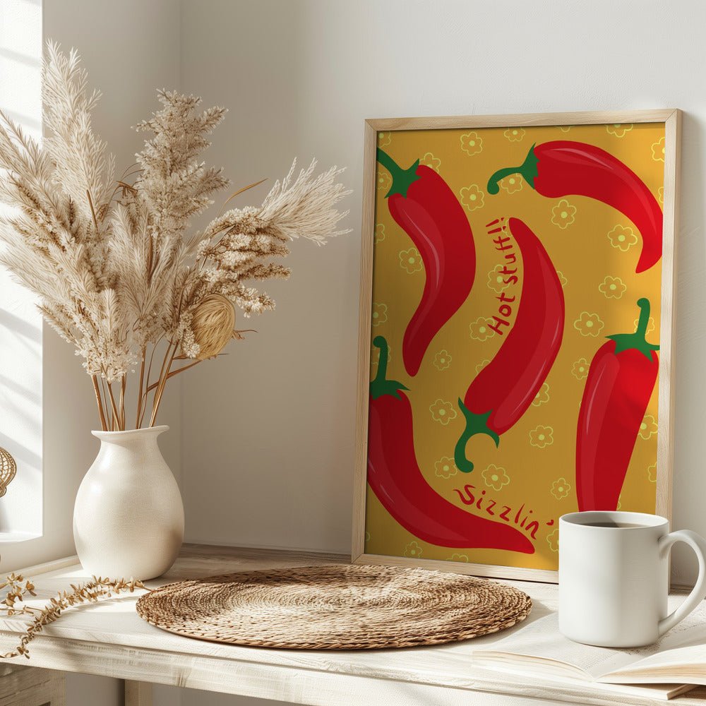 Red Hot Chili Peppers - Stretched Canvas, Poster or Fine Art Print - I Heart Wall Art - Poster Print, Canvas Print or Framed Art Print
