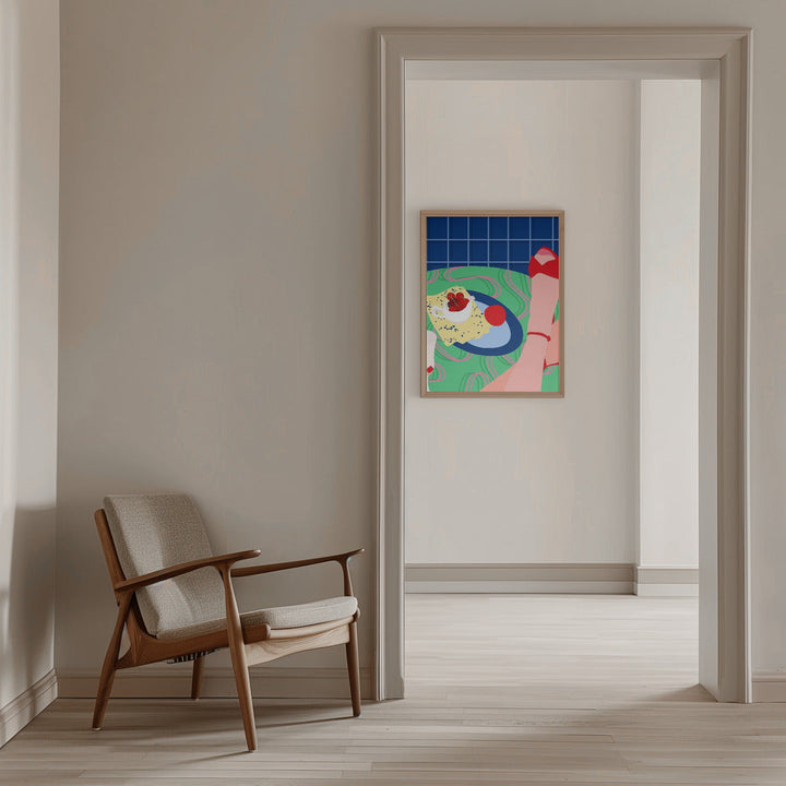 Red Sneak Peek - Stretched Canvas, Poster or Fine Art Print I Heart Wall Art
