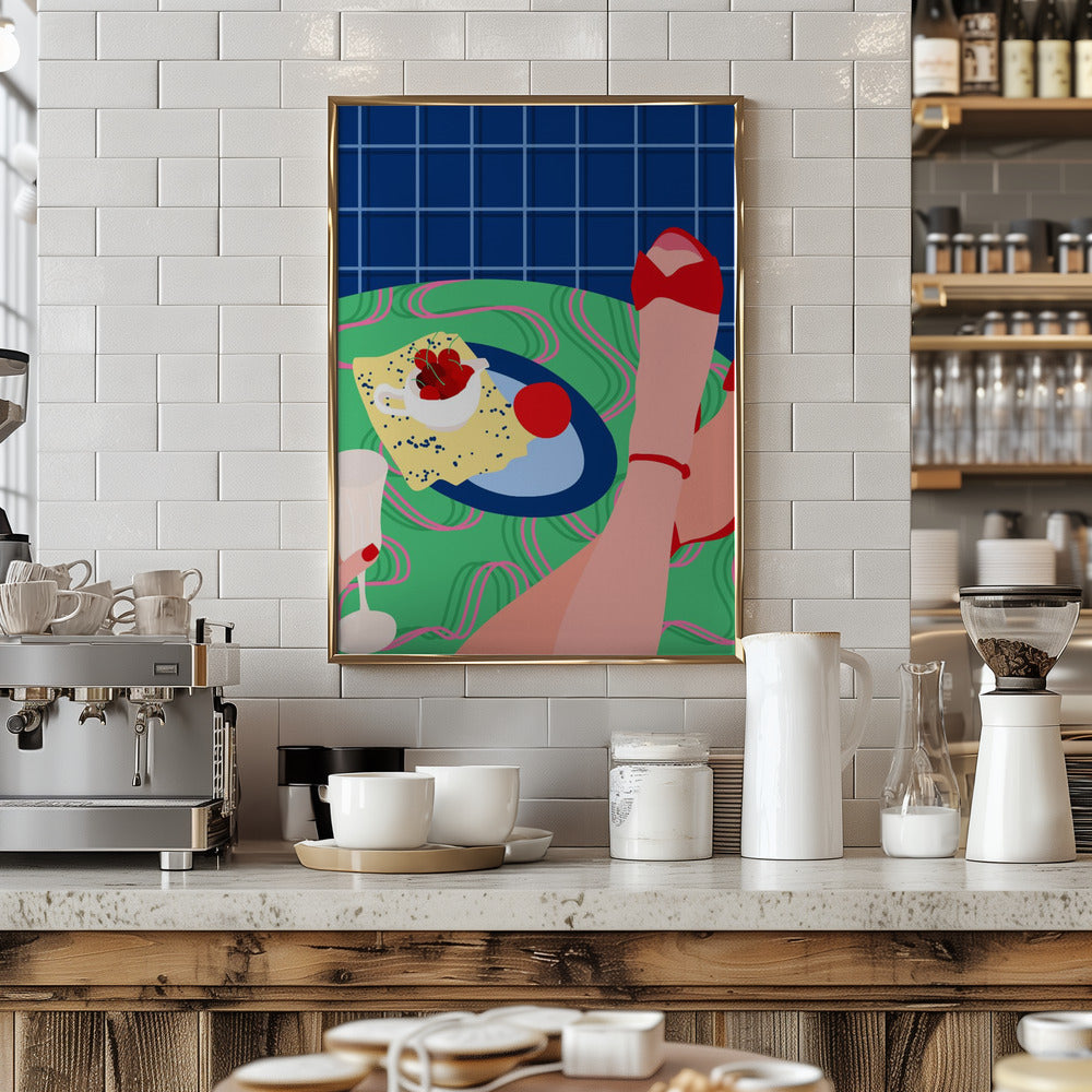 Red Sneak Peek - Stretched Canvas, Poster or Fine Art Print I Heart Wall Art