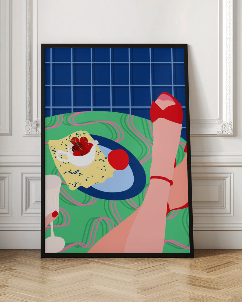 Red Sneak Peek - Stretched Canvas, Poster or Fine Art Print I Heart Wall Art