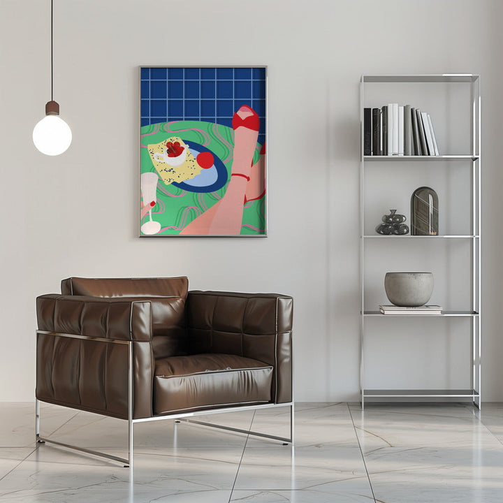 Red Sneak Peek - Stretched Canvas, Poster or Fine Art Print I Heart Wall Art