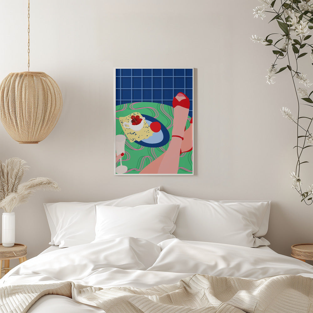 Red Sneak Peek - Stretched Canvas, Poster or Fine Art Print I Heart Wall Art