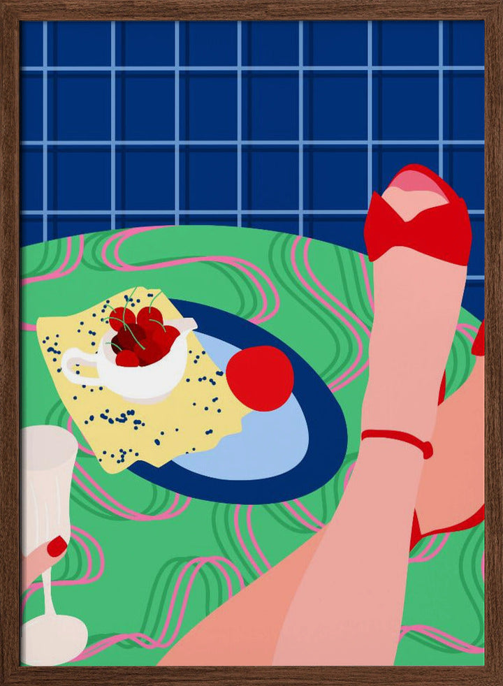 Red Sneak Peek - Stretched Canvas, Poster or Fine Art Print I Heart Wall Art