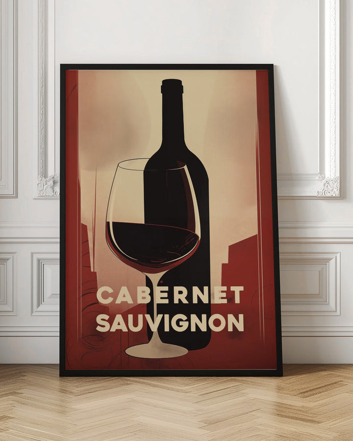 Red Red Wine No 3 - Stretched Canvas, Poster or Fine Art Print I Heart Wall Art