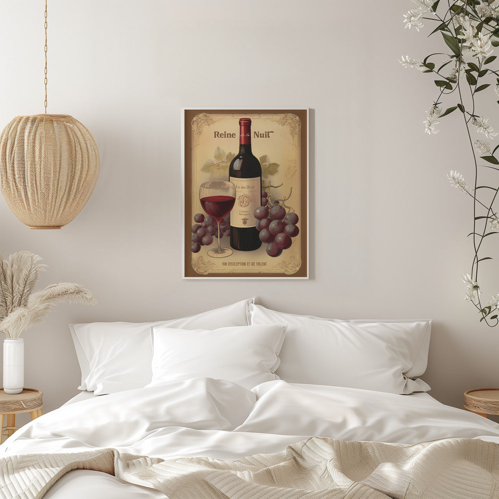 Reine De La Nuit - Stretched Canvas, Poster or Fine Art Print I Heart Wall Art