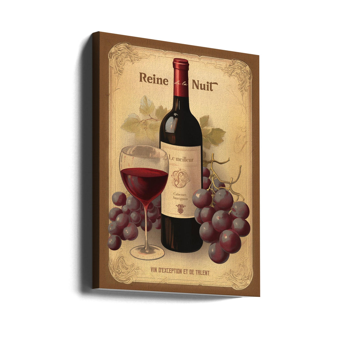 Reine De La Nuit - Stretched Canvas, Poster or Fine Art Print I Heart Wall Art