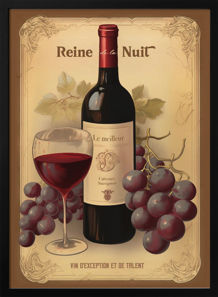 Reine De La Nuit - Stretched Canvas, Poster or Fine Art Print I Heart Wall Art