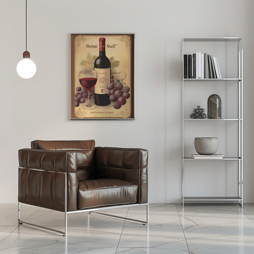 Reine De La Nuit - Stretched Canvas, Poster or Fine Art Print I Heart Wall Art