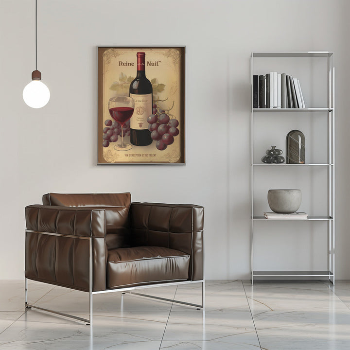 Reine De La Nuit - Stretched Canvas, Poster or Fine Art Print I Heart Wall Art