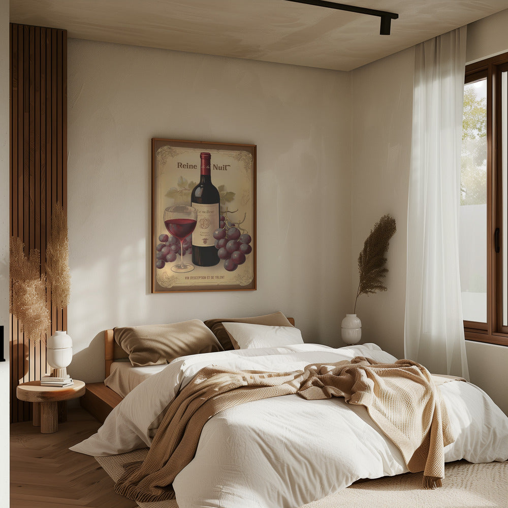 Reine De La Nuit - Stretched Canvas, Poster or Fine Art Print I Heart Wall Art
