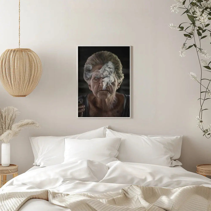 Relishing my cigar - Stretched Canvas, Poster or Fine Art Print I Heart Wall Art