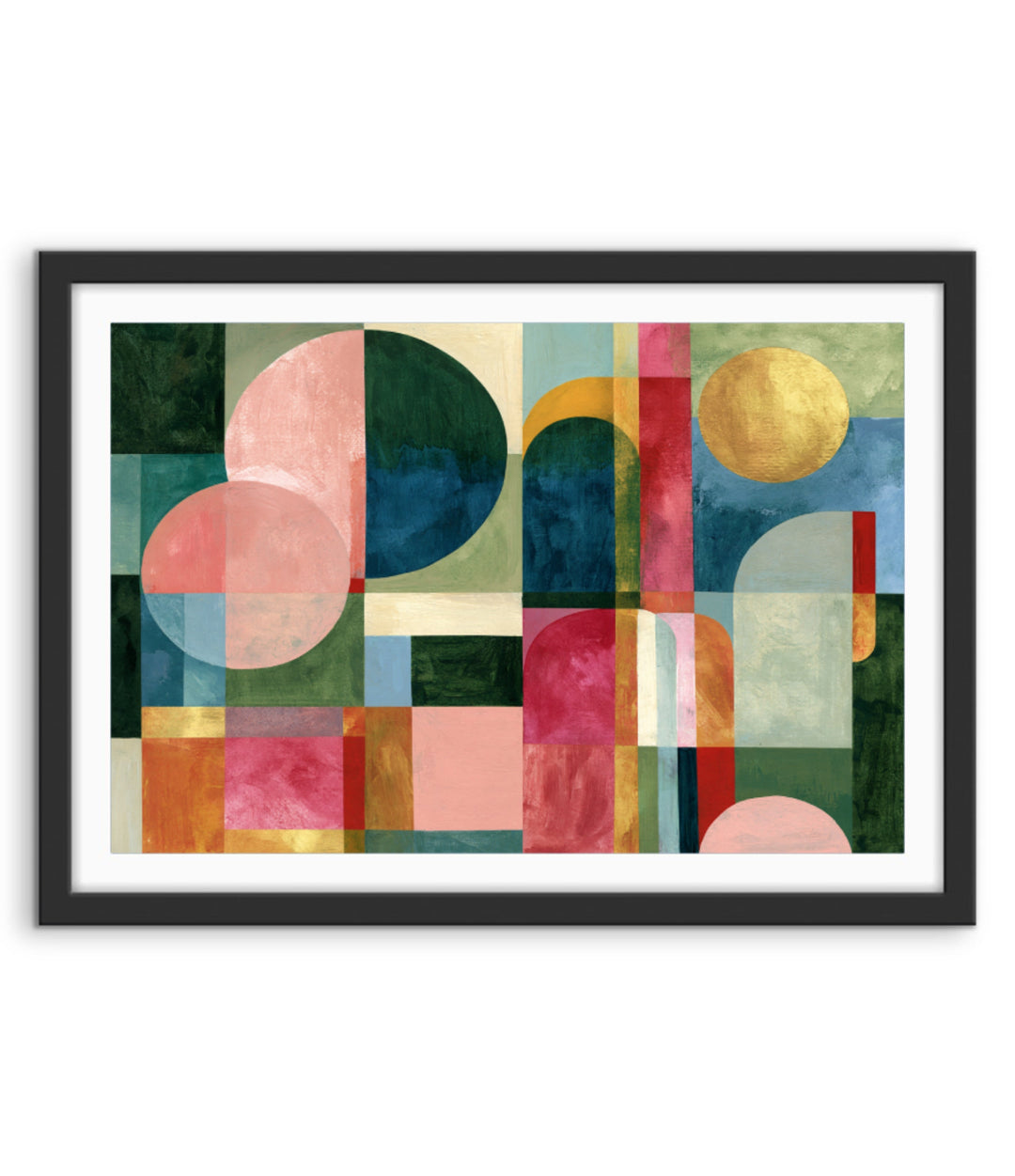 xxxx by IHeartStudio - Colourful Geometric Canvas Print