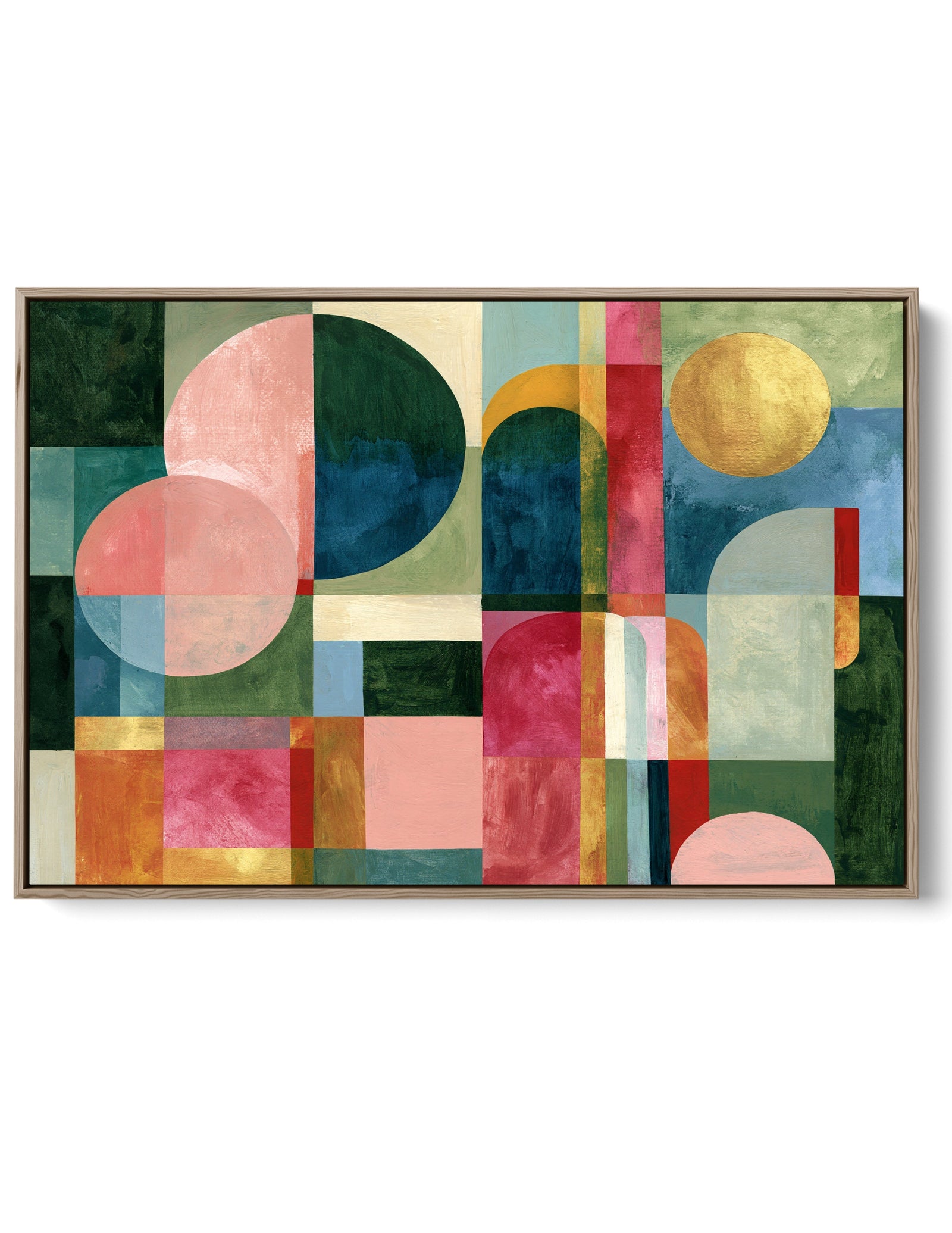 xxxx by IHeartStudio - Colourful Geometric Canvas Print