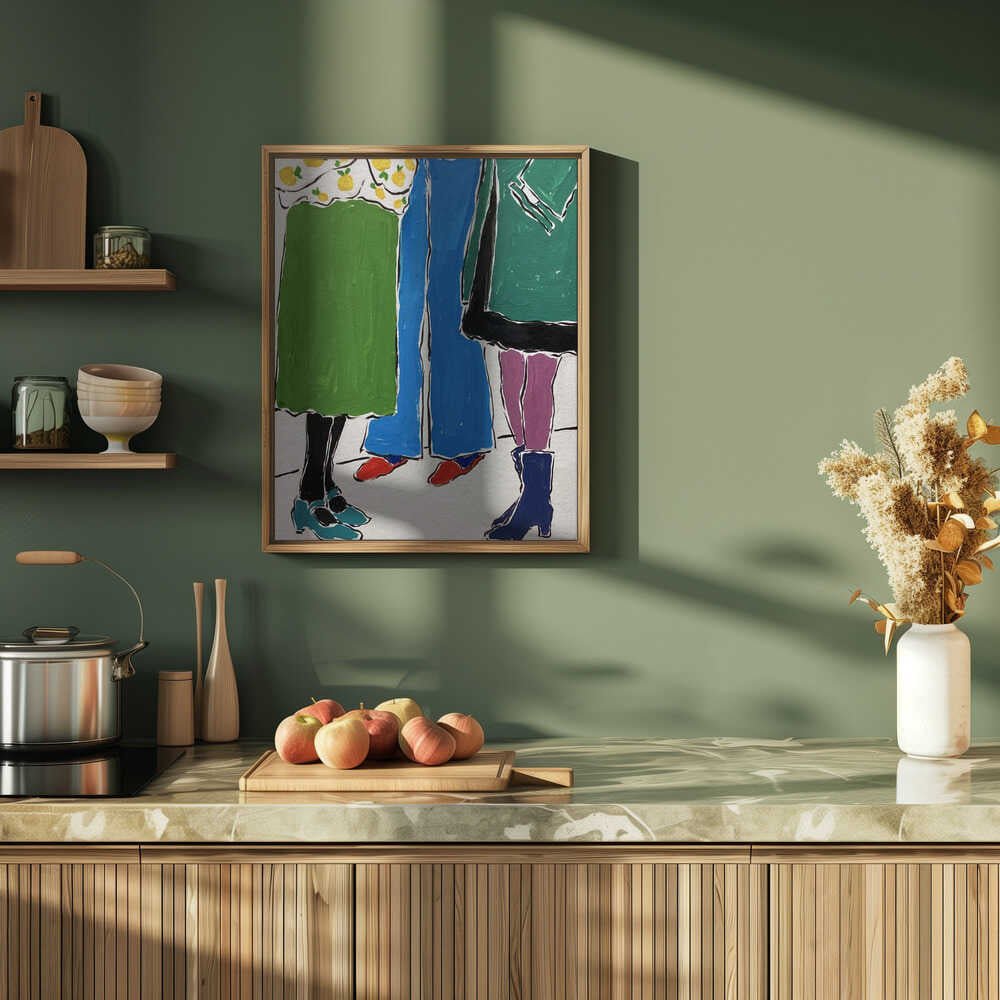 Rendezvous - Stretched Canvas, Poster or Fine Art Print - I Heart Wall Art - Poster Print, Canvas Print or Framed Art Print