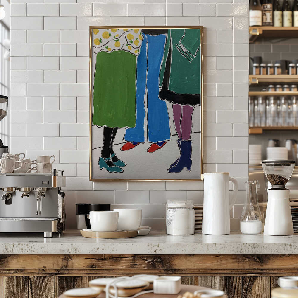 Rendezvous - Stretched Canvas, Poster or Fine Art Print - I Heart Wall Art - Poster Print, Canvas Print or Framed Art Print