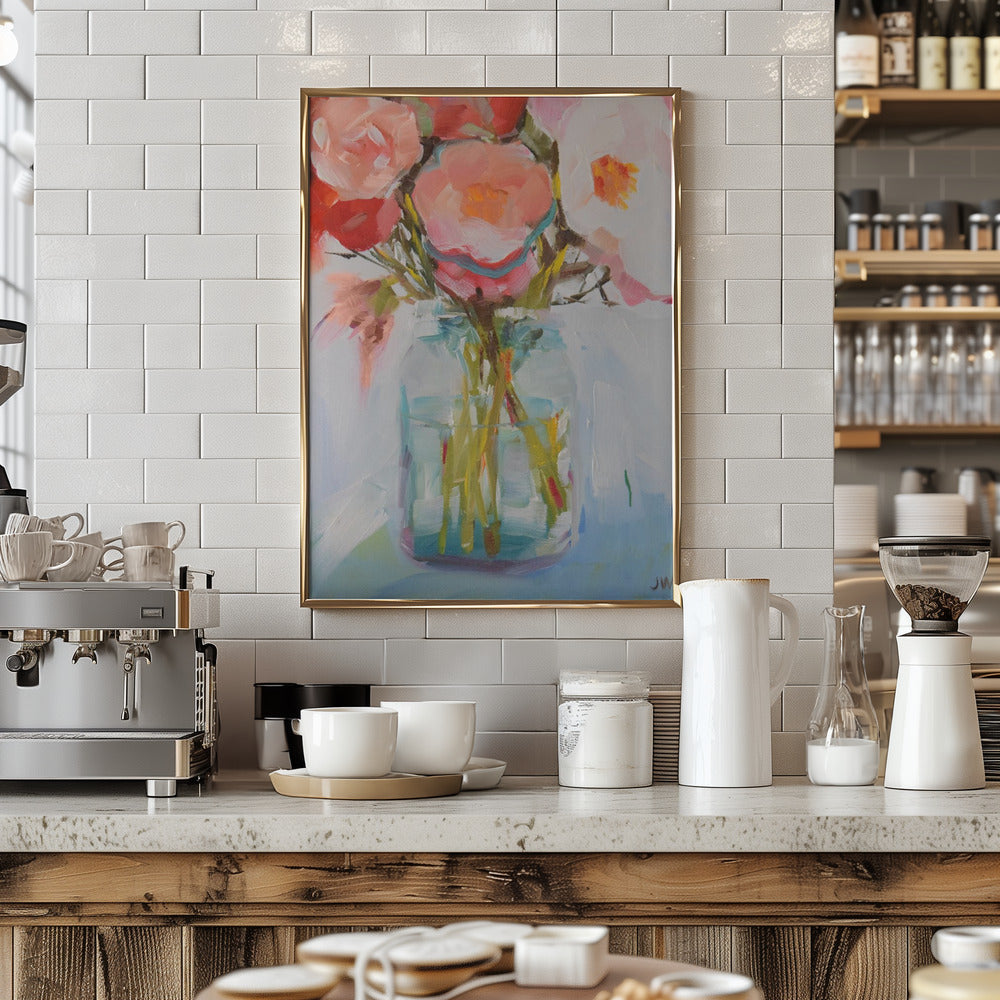Rene S Bouquet - Stretched Canvas, Poster or Fine Art Print I Heart Wall Art