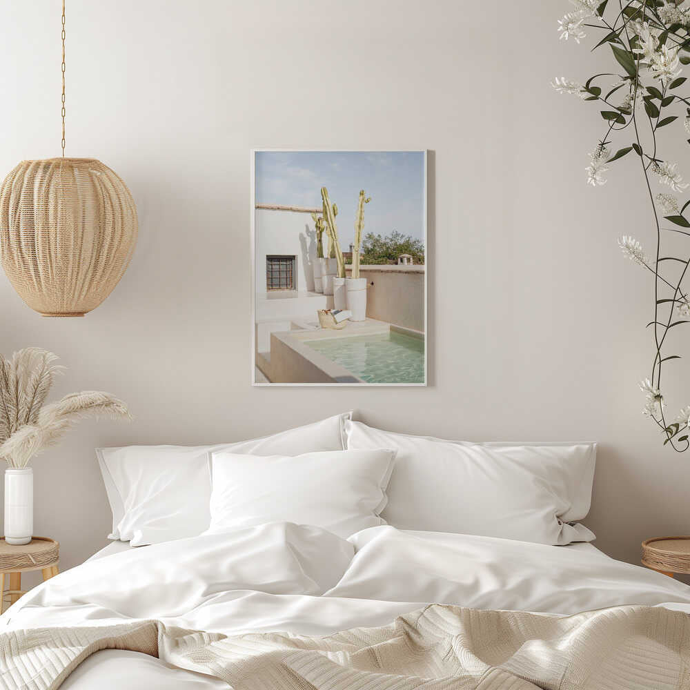 Riad Rooftop - Stretched Canvas, Poster or Fine Art Print - I Heart Wall Art - Poster Print, Canvas Print or Framed Art Print