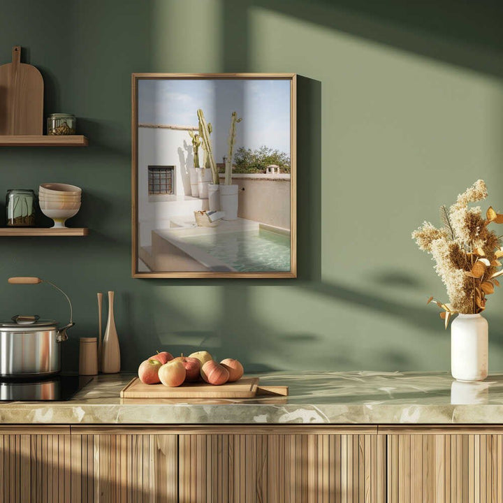 Riad Rooftop - Stretched Canvas, Poster or Fine Art Print - I Heart Wall Art - Poster Print, Canvas Print or Framed Art Print