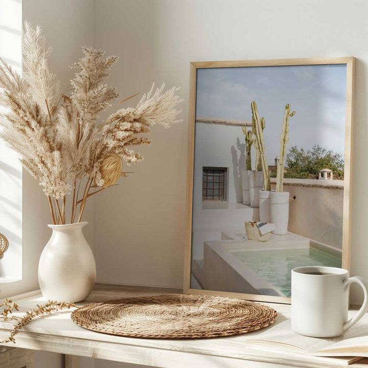 Riad Rooftop - Stretched Canvas, Poster or Fine Art Print - I Heart Wall Art - Poster Print, Canvas Print or Framed Art Print