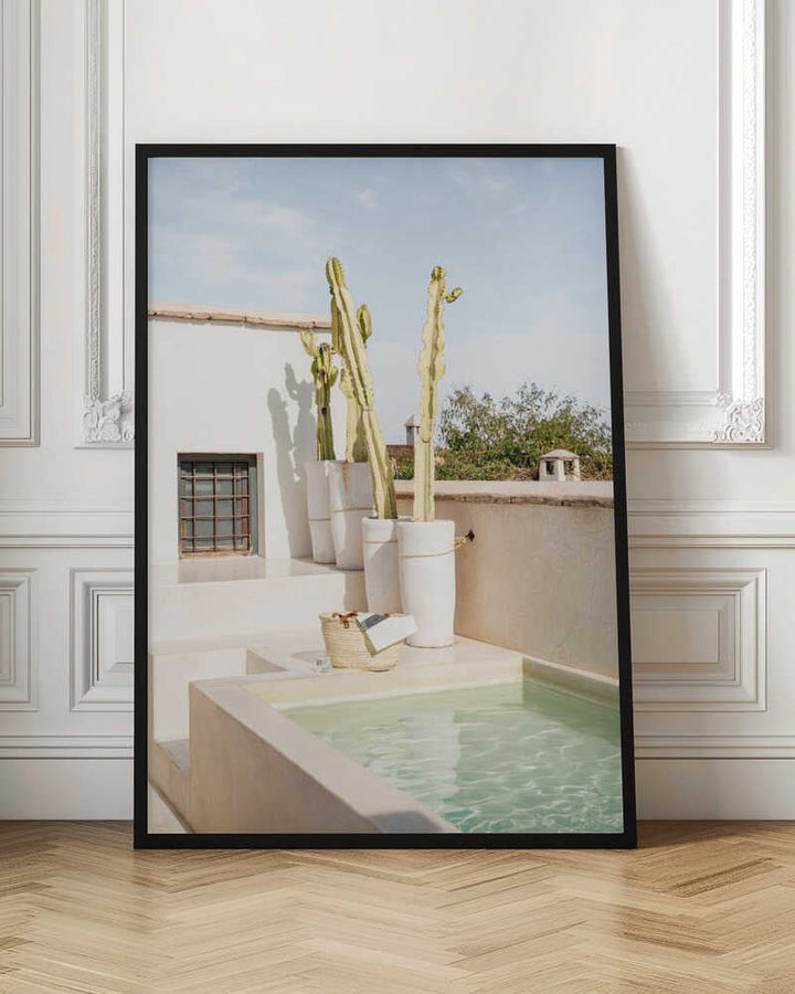 Riad Rooftop - Stretched Canvas, Poster or Fine Art Print - I Heart Wall Art - Poster Print, Canvas Print or Framed Art Print