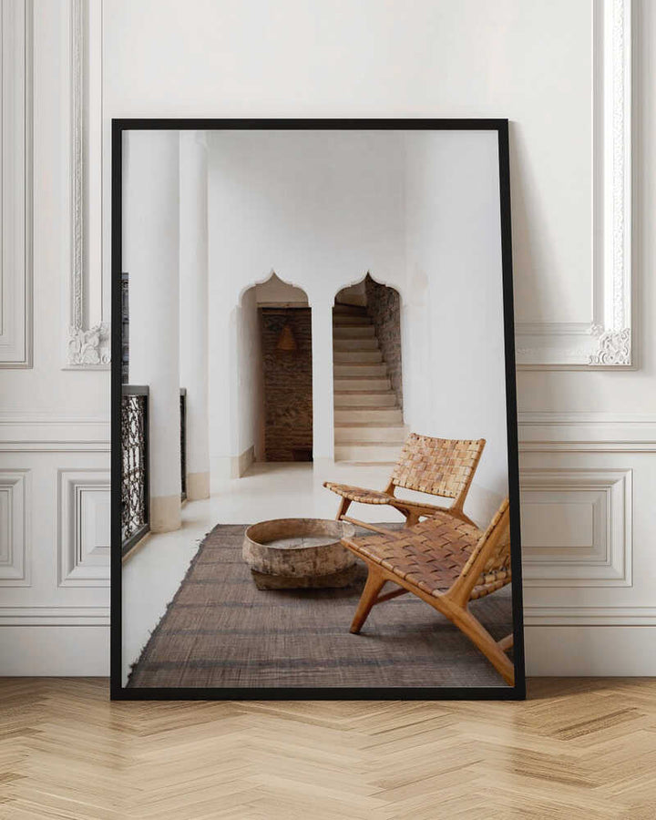 Riad Serenity - Stretched Canvas, Poster or Fine Art Print - I Heart Wall Art - Poster Print, Canvas Print or Framed Art Print