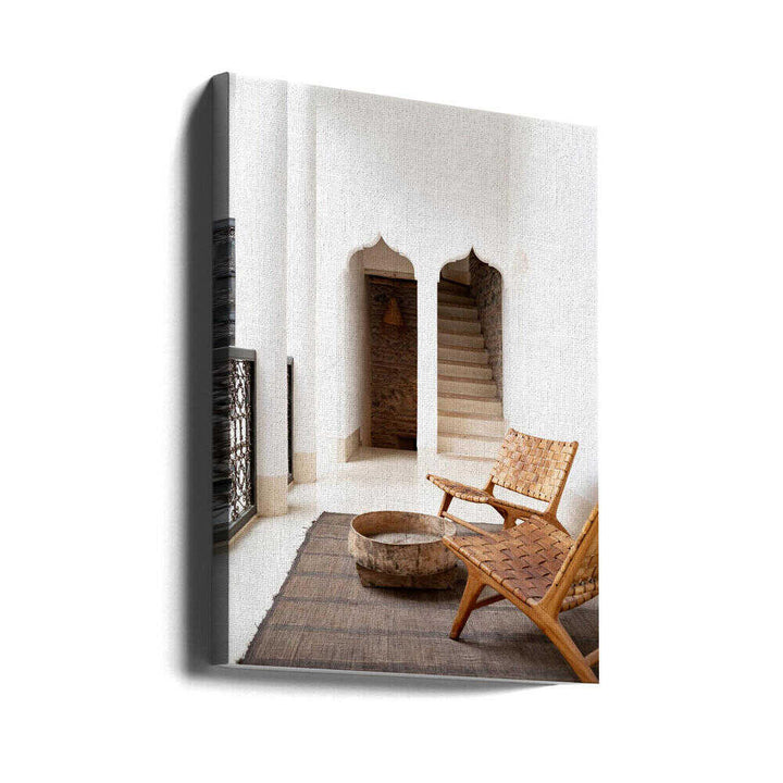 Riad Serenity - Stretched Canvas, Poster or Fine Art Print - I Heart Wall Art - Poster Print, Canvas Print or Framed Art Print