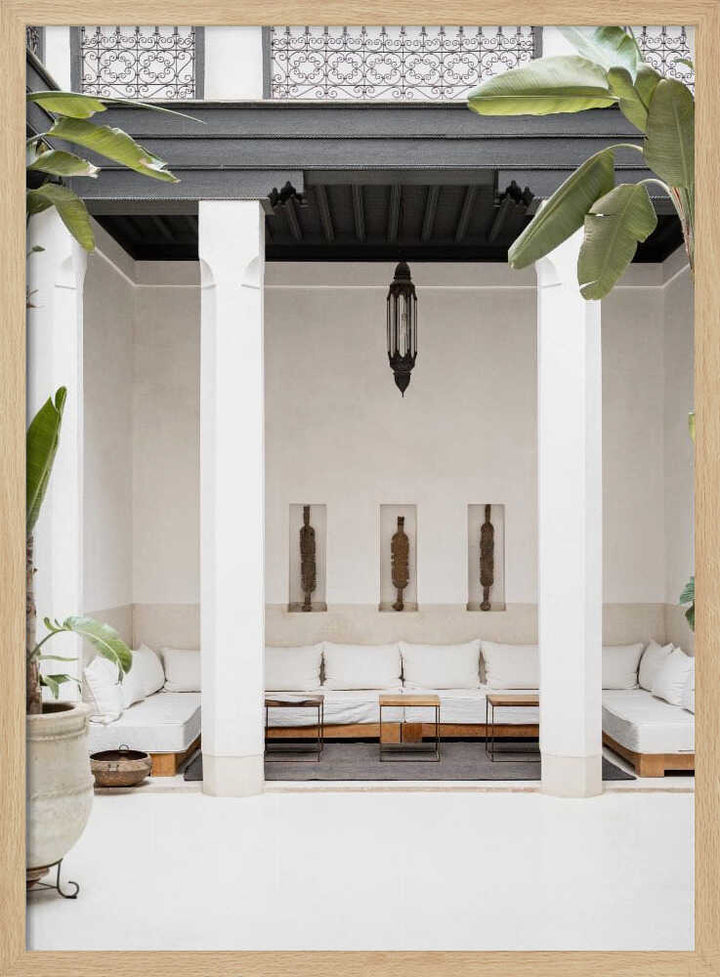 Riad Vibes - Stretched Canvas, Poster or Fine Art Print - I Heart Wall Art - Poster Print, Canvas Print or Framed Art Print