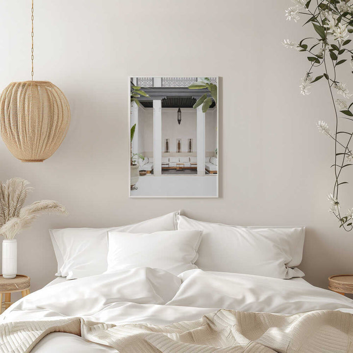 Riad Vibes - Stretched Canvas, Poster or Fine Art Print - I Heart Wall Art - Poster Print, Canvas Print or Framed Art Print