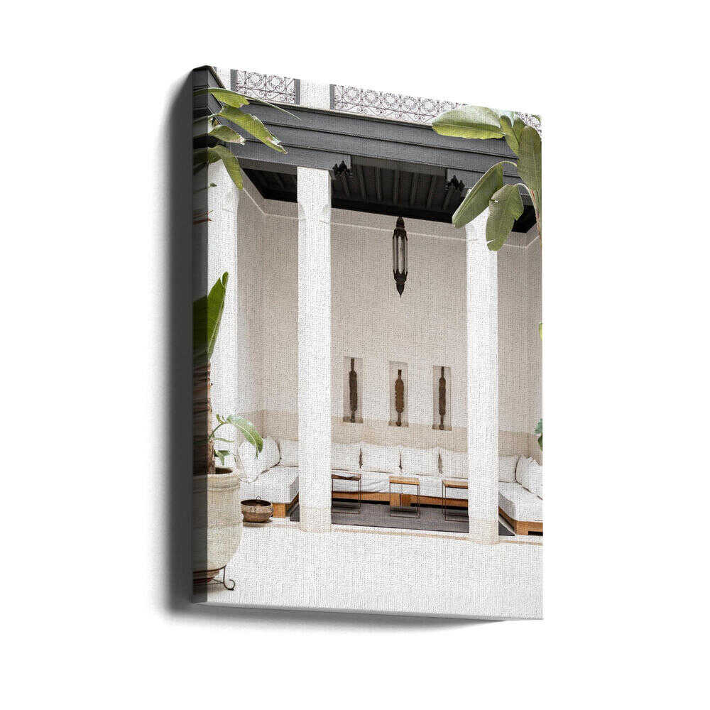 Riad Vibes - Stretched Canvas, Poster or Fine Art Print - I Heart Wall Art - Poster Print, Canvas Print or Framed Art Print