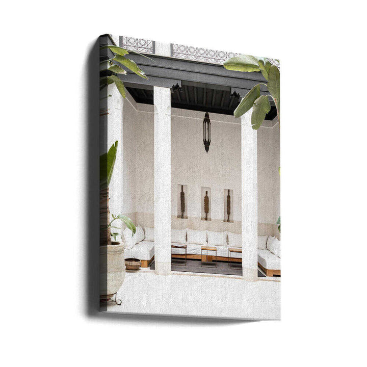 Riad Vibes - Stretched Canvas, Poster or Fine Art Print - I Heart Wall Art - Poster Print, Canvas Print or Framed Art Print