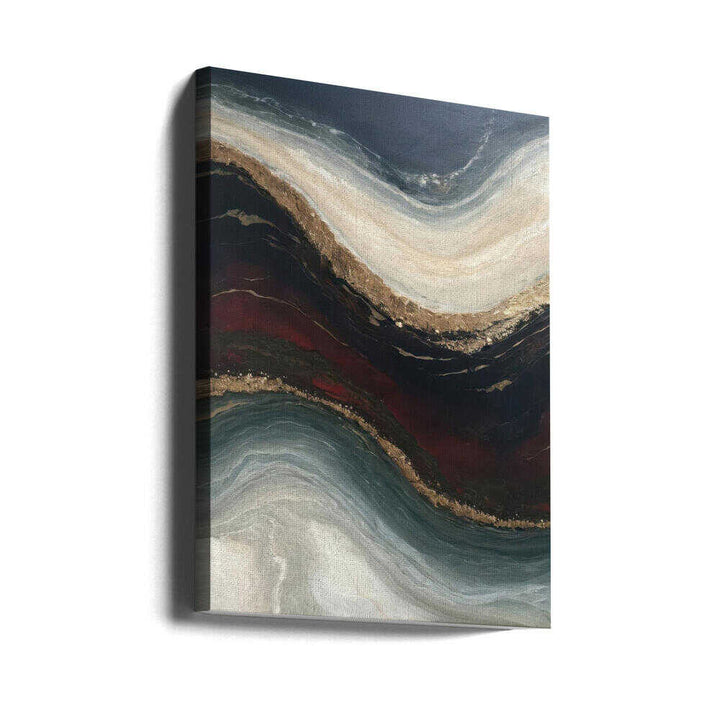Rich Gold Current - Stretched Canvas, Poster or Fine Art Print - I Heart Wall Art - Poster Print, Canvas Print or Framed Art Print