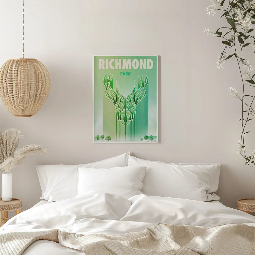 Richmond Park 7200x9600 - Stretched Canvas, Poster or Fine Art Print I Heart Wall Art
