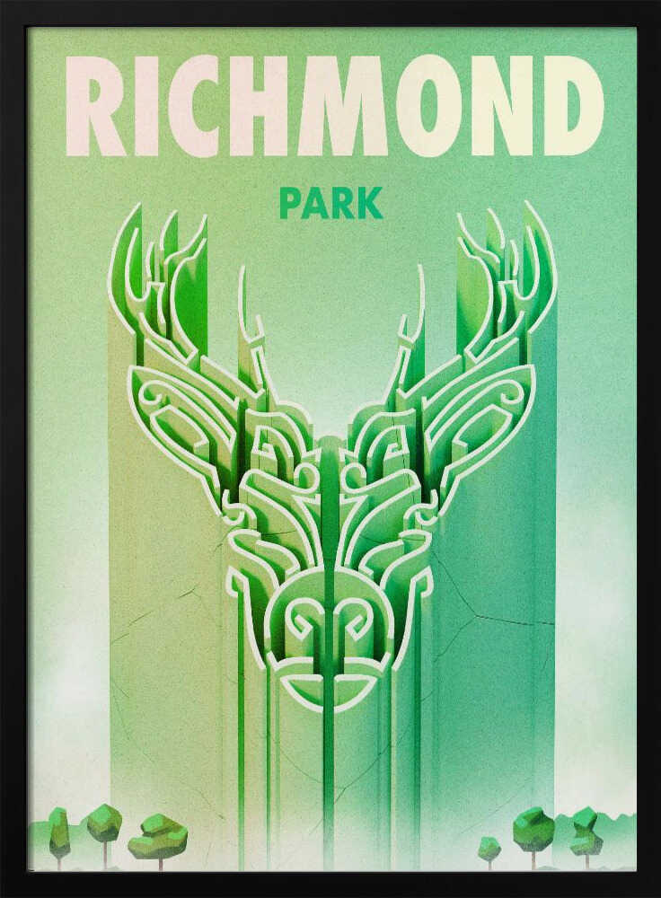 Richmond Park 7200x9600 - Stretched Canvas, Poster or Fine Art Print - I Heart Wall Art - Poster Print, Canvas Print or Framed Art Print