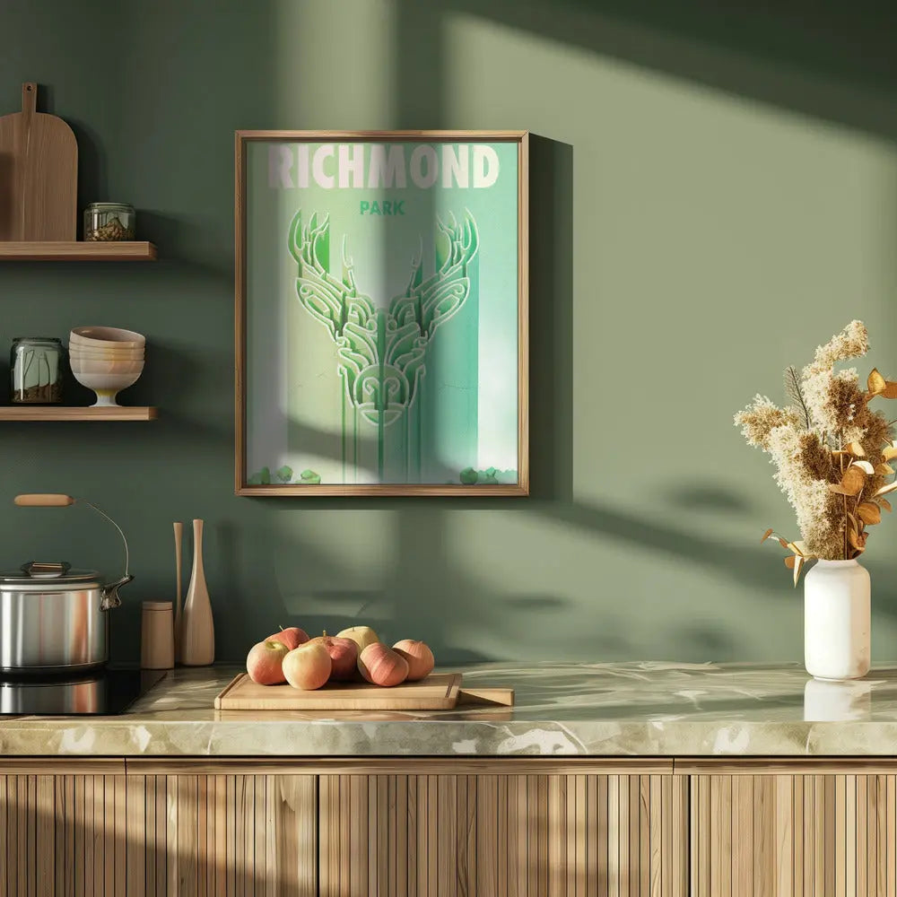 Richmond Park 7200x9600 - Stretched Canvas, Poster or Fine Art Print I Heart Wall Art