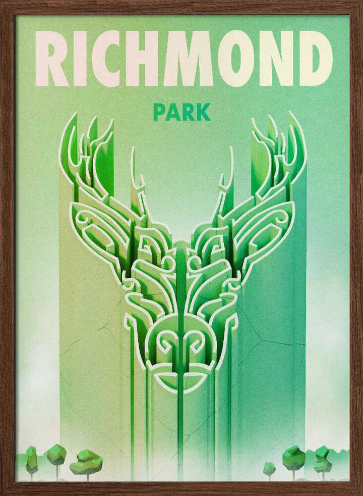 Richmond Park 7200x9600 - Stretched Canvas, Poster or Fine Art Print - I Heart Wall Art - Poster Print, Canvas Print or Framed Art Print