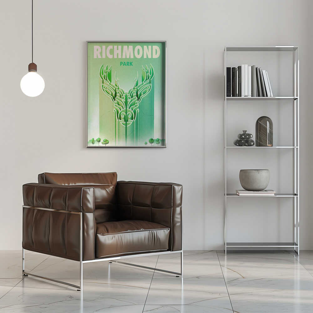 Richmond Park 7200x9600 - Stretched Canvas, Poster or Fine Art Print - I Heart Wall Art - Poster Print, Canvas Print or Framed Art Print