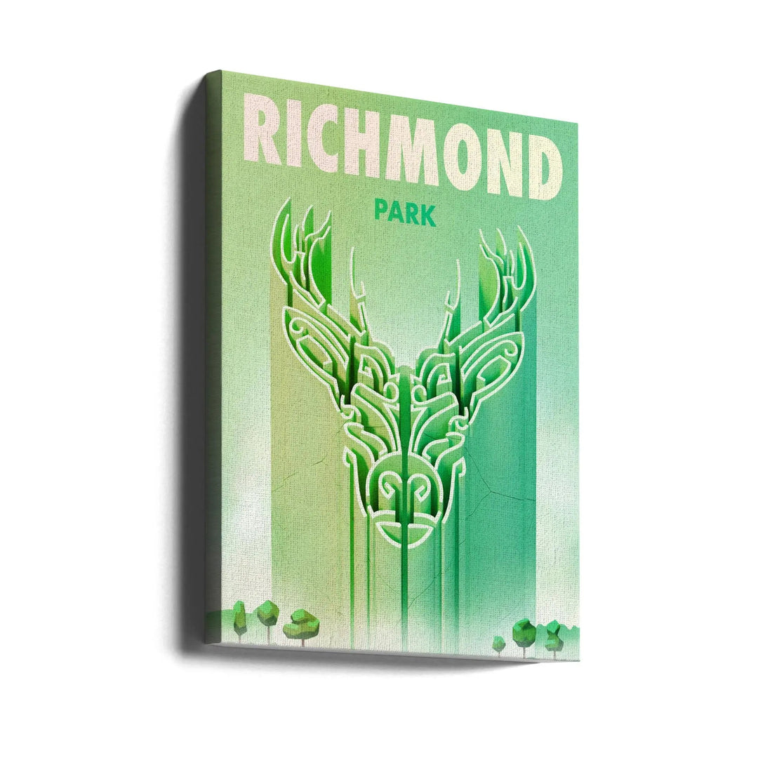 Richmond Park 7200x9600 - Stretched Canvas, Poster or Fine Art Print I Heart Wall Art