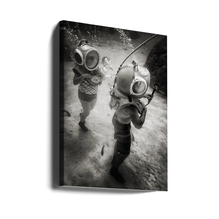 Ride clear water - Stretched Canvas, Poster or Fine Art Print I Heart Wall Art
