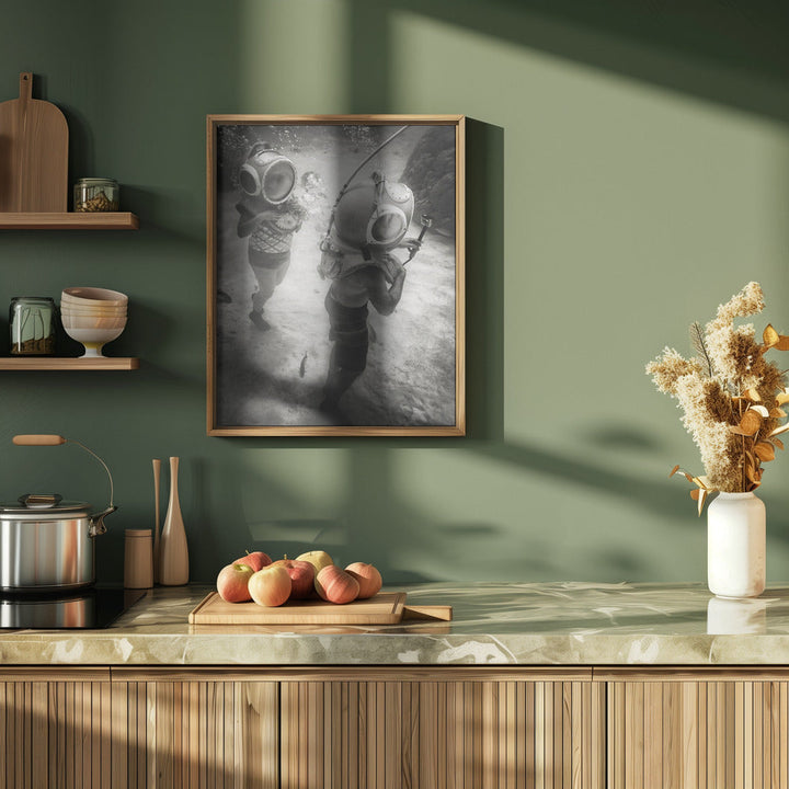 Ride clear water - Stretched Canvas, Poster or Fine Art Print I Heart Wall Art