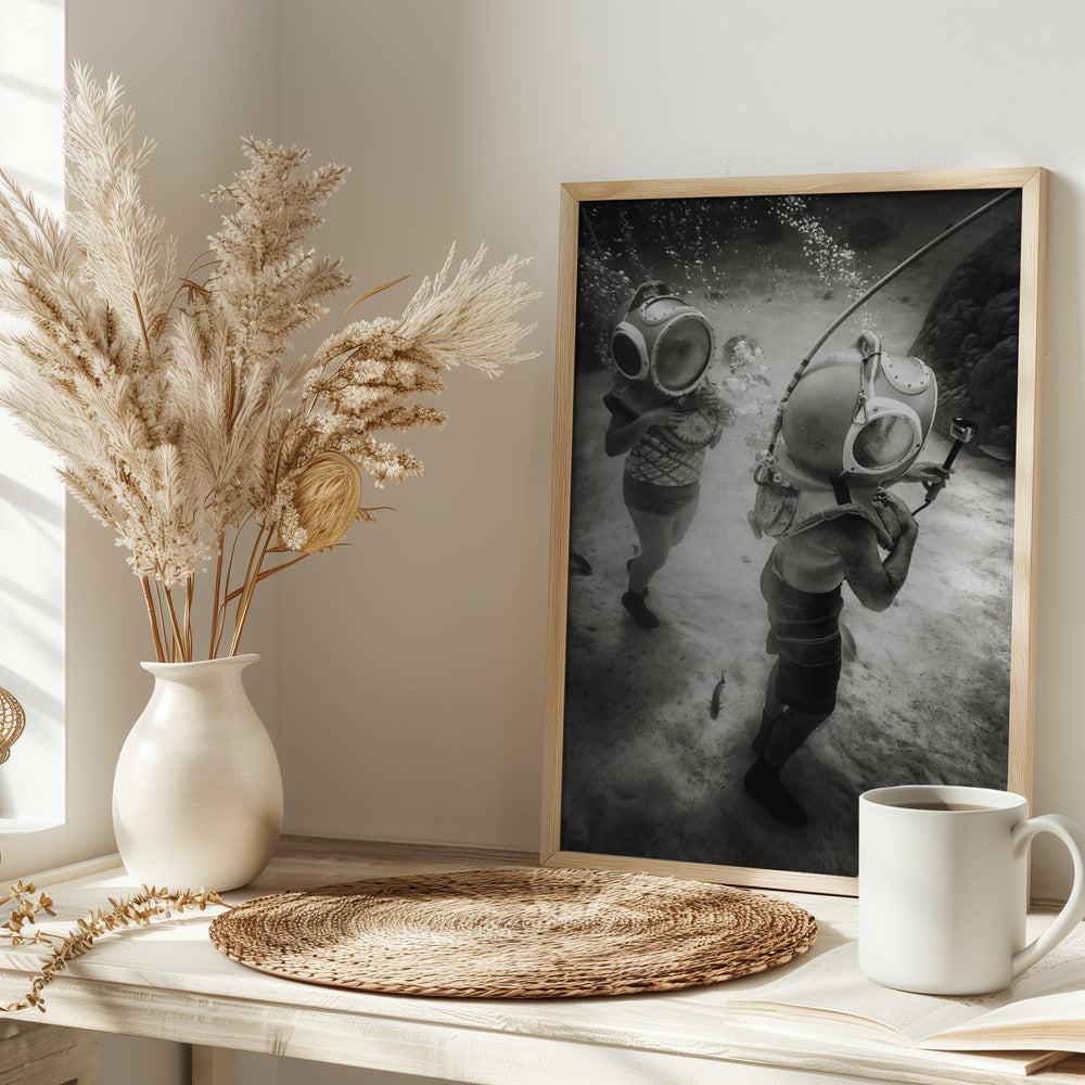 Ride clear water - Stretched Canvas, Poster or Fine Art Print I Heart Wall Art